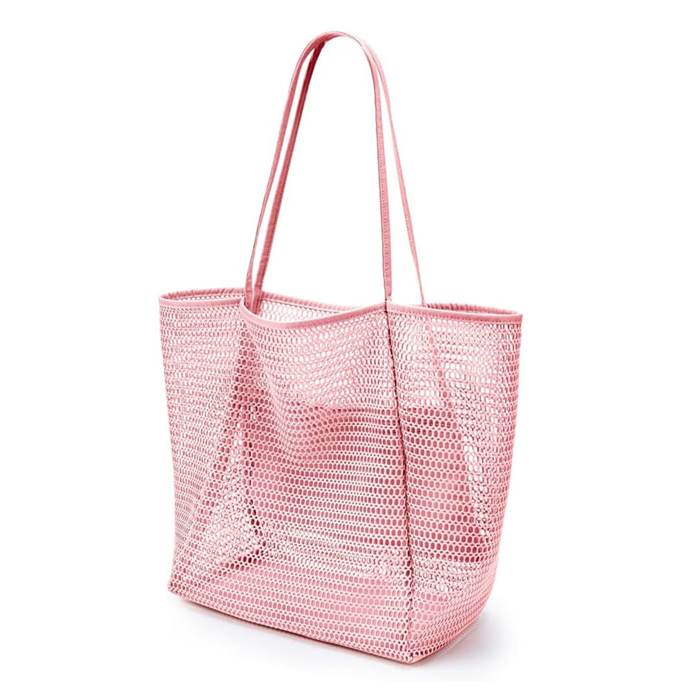 Danae & Melina - Bolsa de playa de malla versátil, bandolera portátil para natación