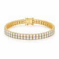 Pulsera de tenis doble fila