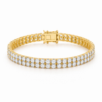 Pulsera de tenis doble fila