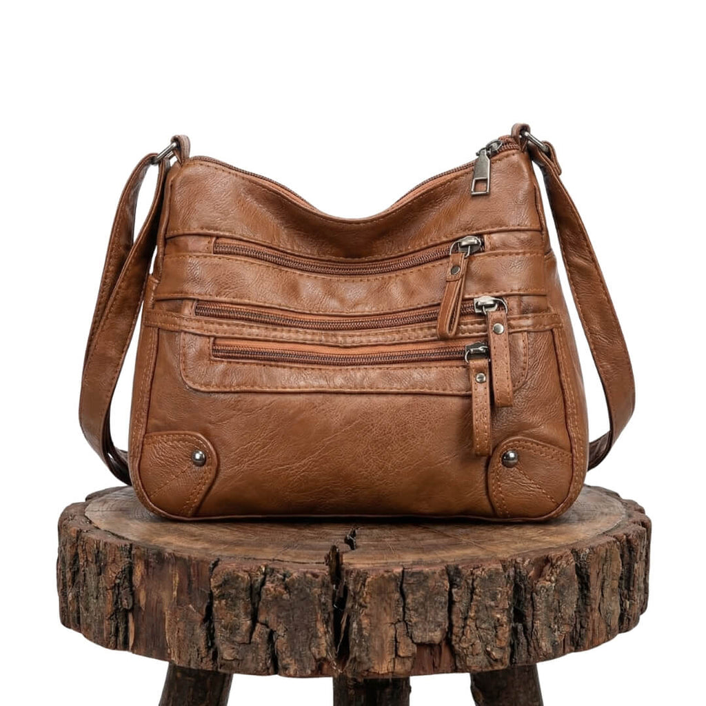 Rosalia’s Multi-Zip Carry | Shoulder Bag