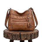 Rosalia’s Multi-Zip Carry | Shoulder Bag