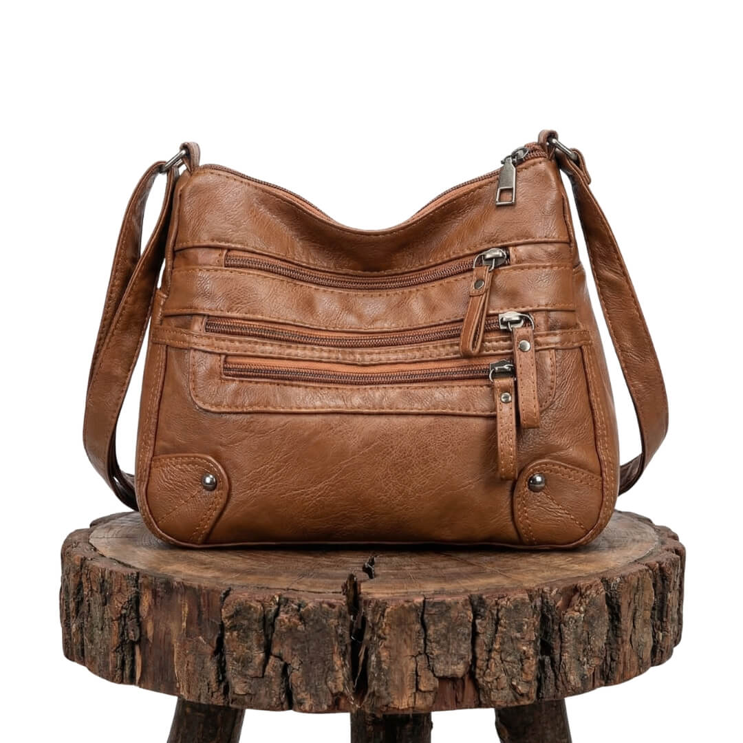 Τσάντα Ώμου Rosalia Multi-Zip Carry