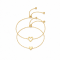 Pulseras Corazón Brillante