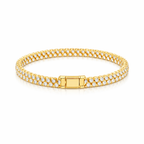 Pulsera Pavé Cubana