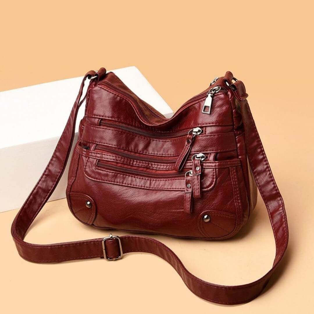 Τσάντα Ώμου Rosalia Multi-Zip Carry