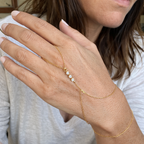 Pulsera de mano con cuentas