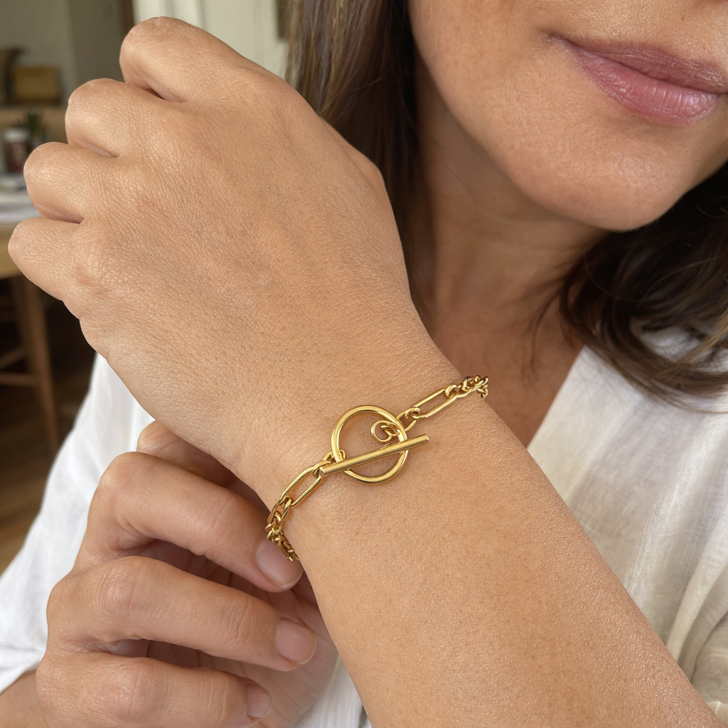 Pulsera T de Eslabones