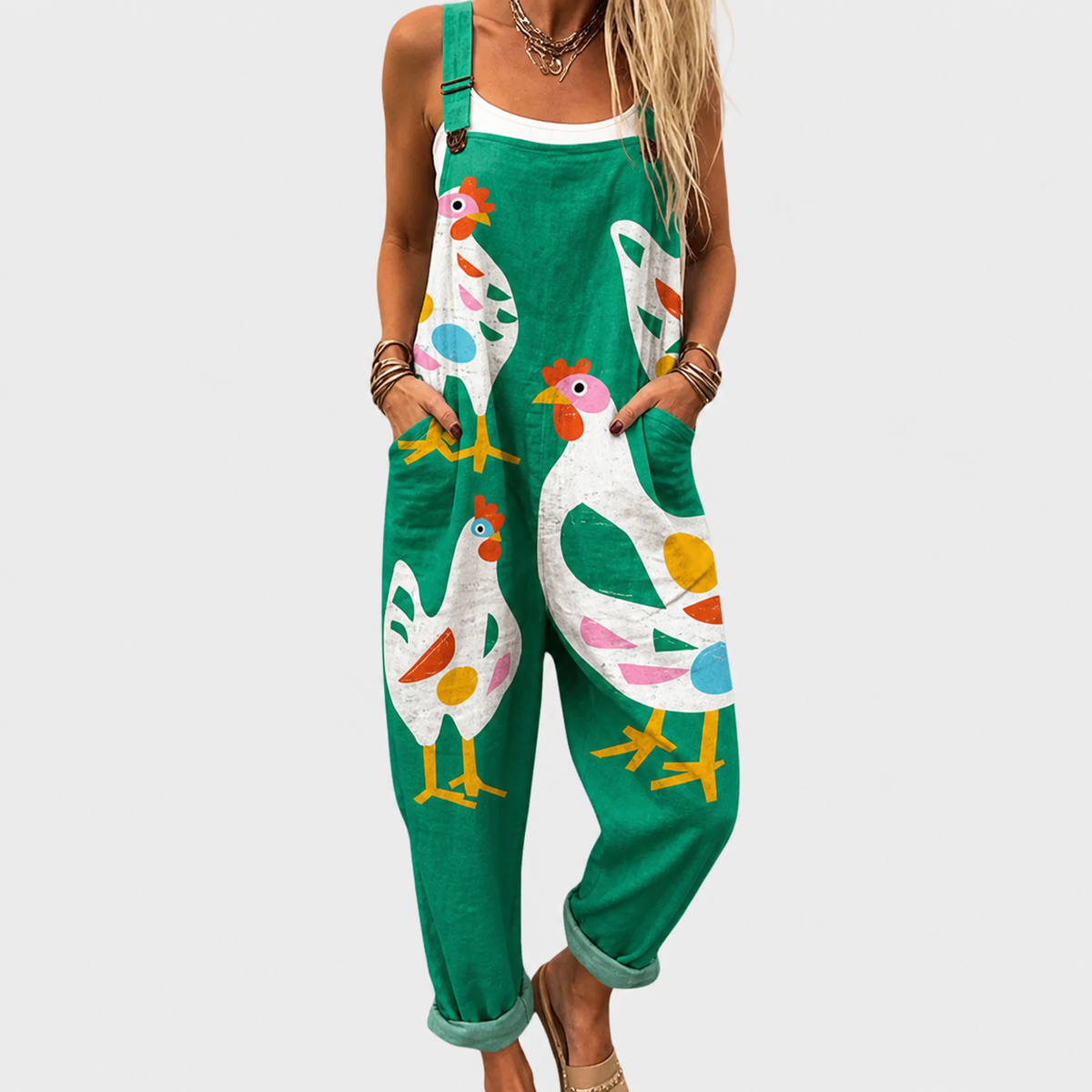 Peto estampado cómodo