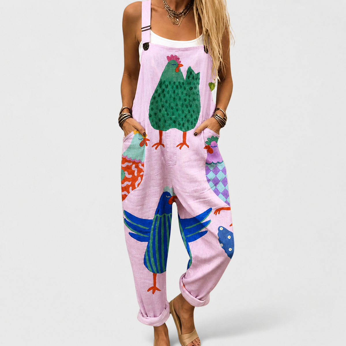 Peto estampado cómodo