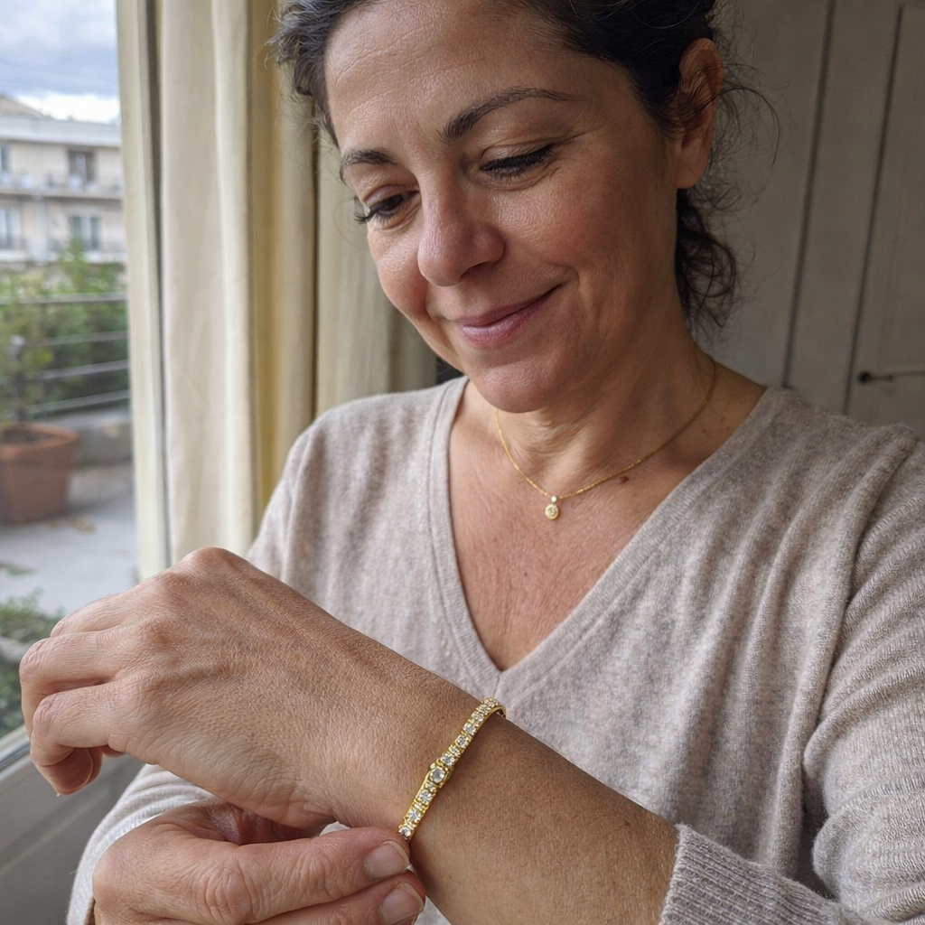 Pulsera Pavé Cubana