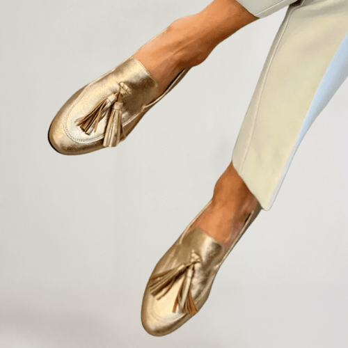 Vittoria | Χρυσά Γυναικεία Loafers