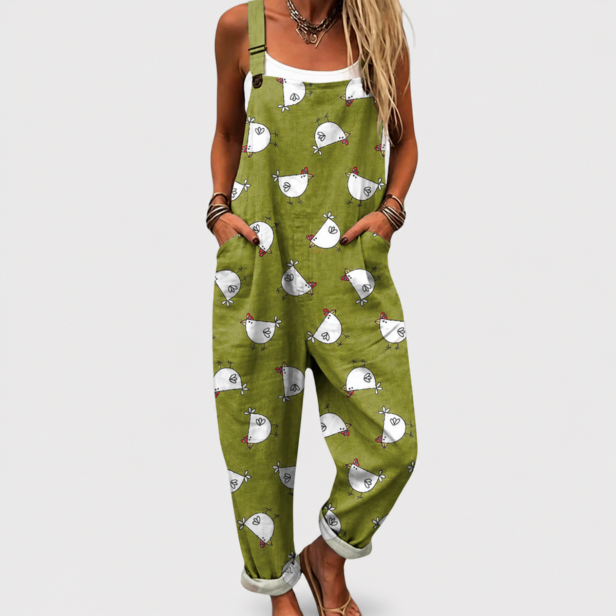 Peto estampado cómodo
