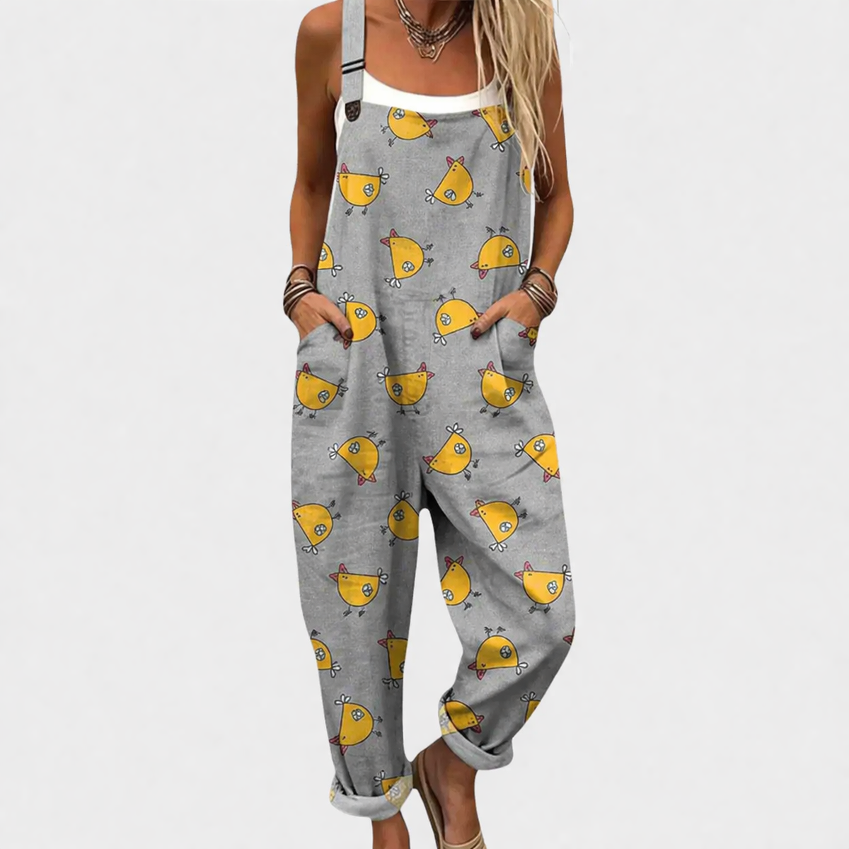 Peto estampado cómodo