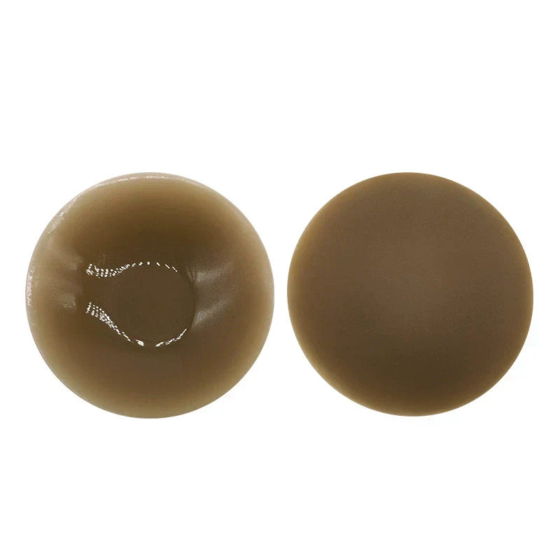 Danae & Melina - Cubrepezones adhesivos de silicona reutilizables con caja de viaje