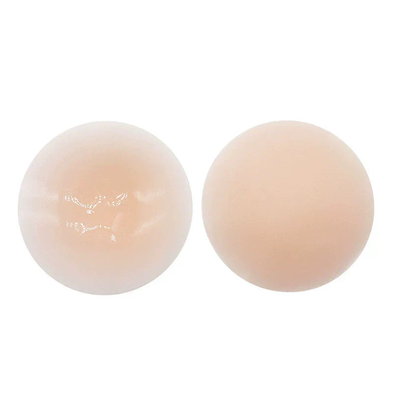 Danae & Melina - Cubrepezones adhesivos de silicona reutilizables con caja de viaje
