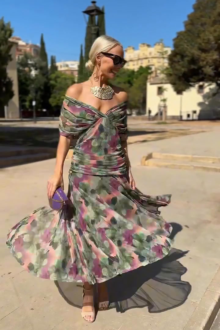Eloísa™ | Μακρύ Φλοράλ Φόρεμα