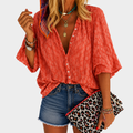 Blusa de Botones Brisa Coral