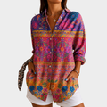 Blusa Mosaico Jardín Vibrante