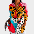 Blusa Cara de Leopardo Atrevida