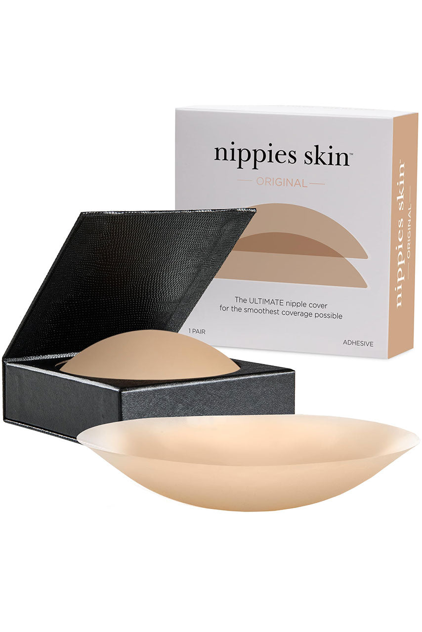 Danae & Melina - Cubrepezones adhesivos de silicona reutilizables con caja de viaje