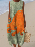 Tess™ | Abito Midi Ocean