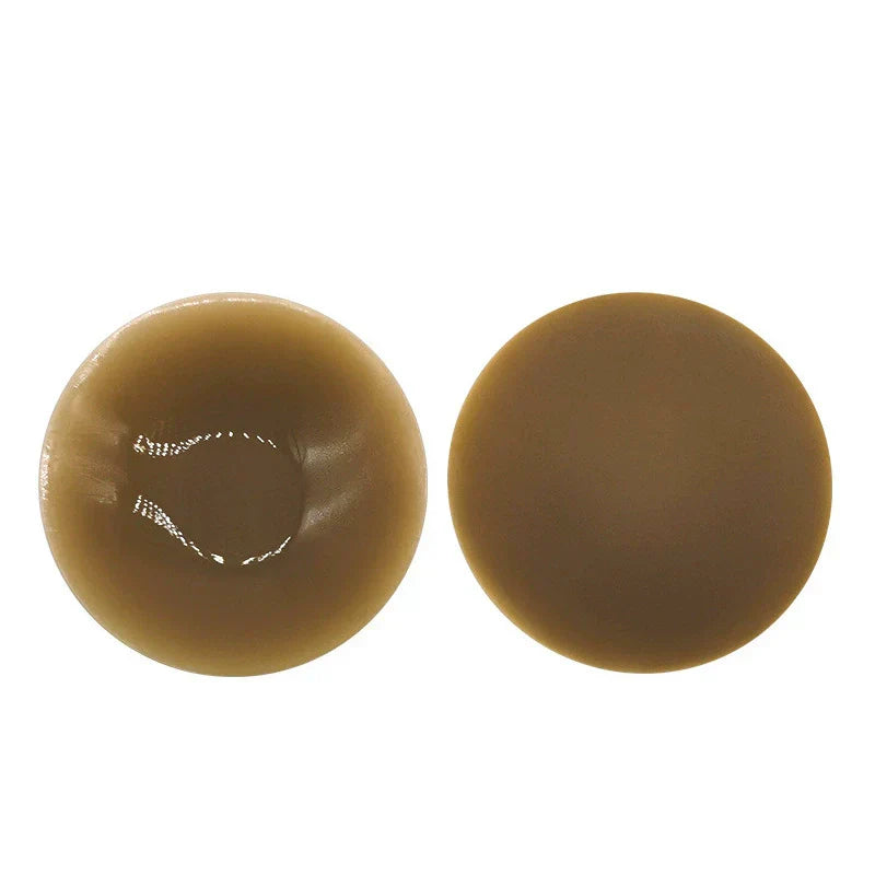Danae & Melina - Cubrepezones adhesivos de silicona reutilizables con caja de viaje