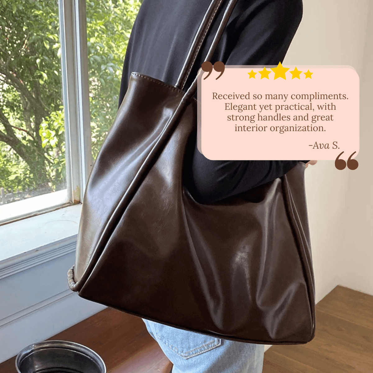 Minimal Carry της Silvia | Τσάντα Tote