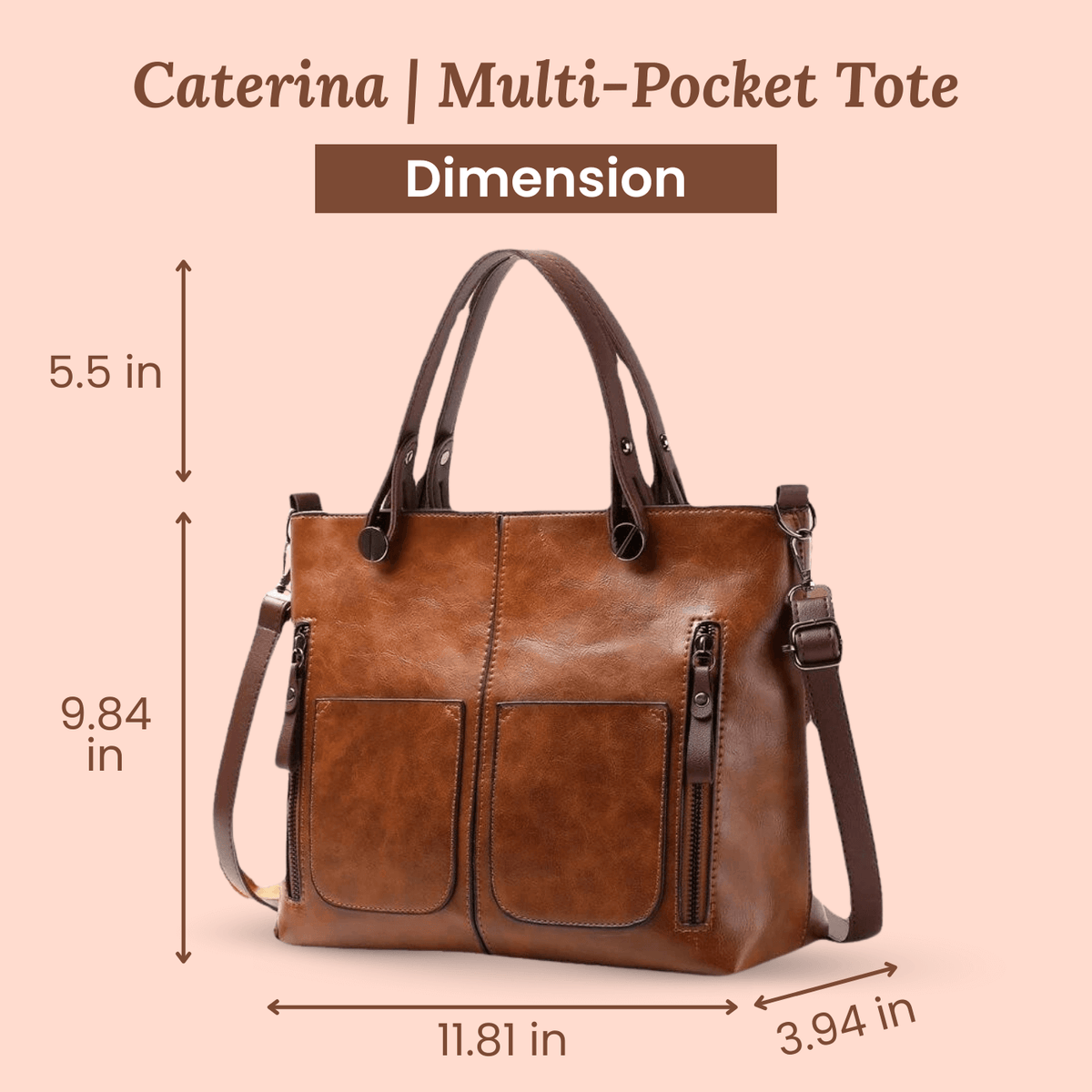 Τσάντα Χιαστί Caterina’s Multi-Pocket
