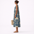 Artemis™ | Vestido Midi Floral Clásico