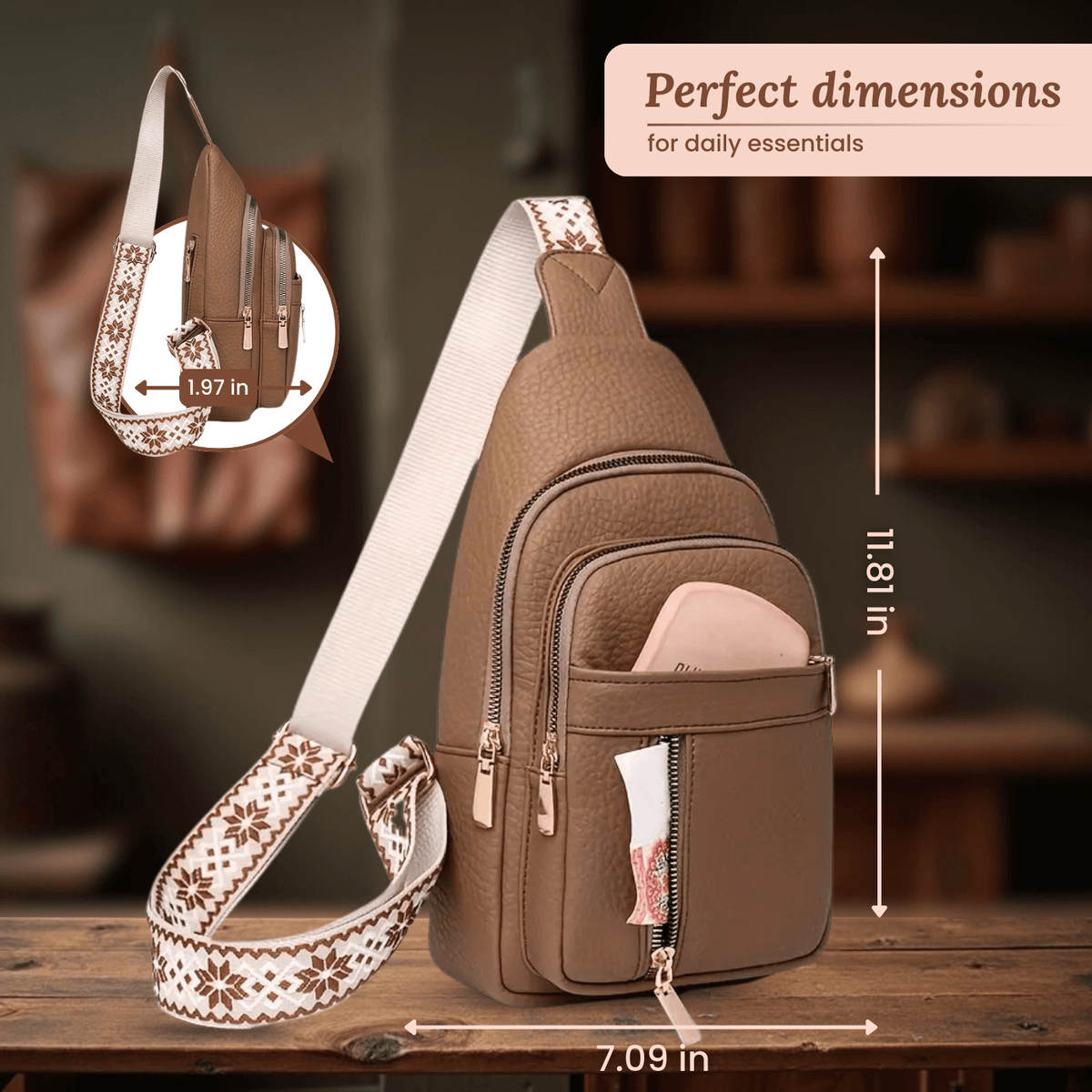 Νόεμι Utility Carry | Τσάντα Χιαστί