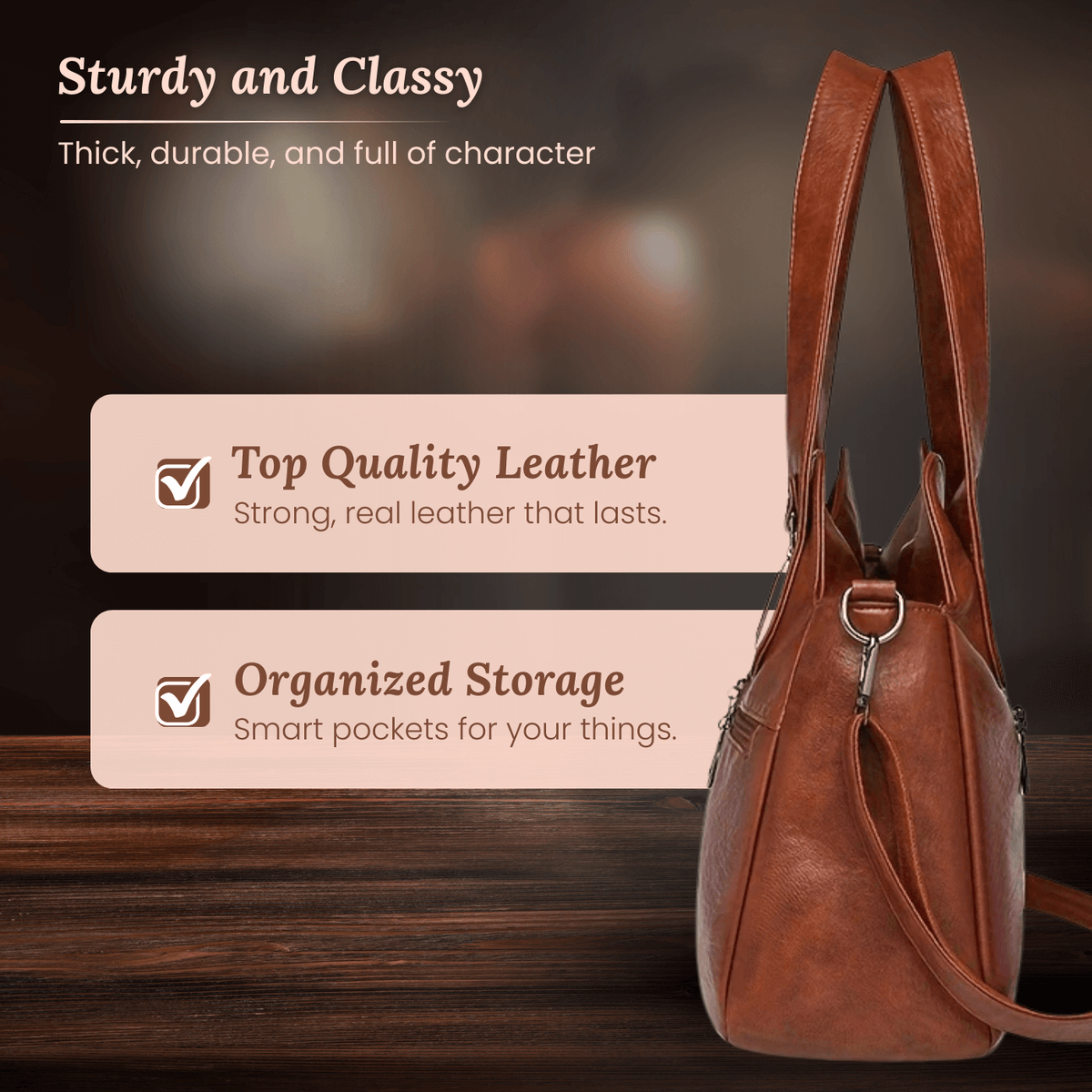 Flavia’s Dual-Zip | Τσάντα Ώμου