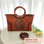 Luciana’s Carved Detail | Handbag