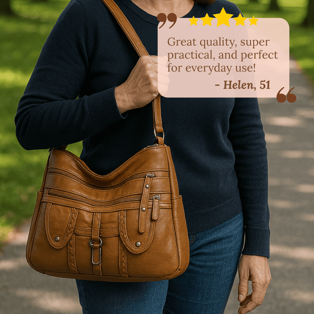 Monica Braided Multi-Zip | Τσάντα Χιαστί