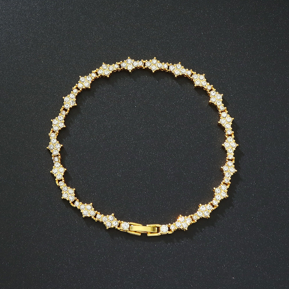 Clásico brazalete de tenis anudado