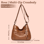 Rosalia’s Multi-Zip Carry | Shoulder Bag