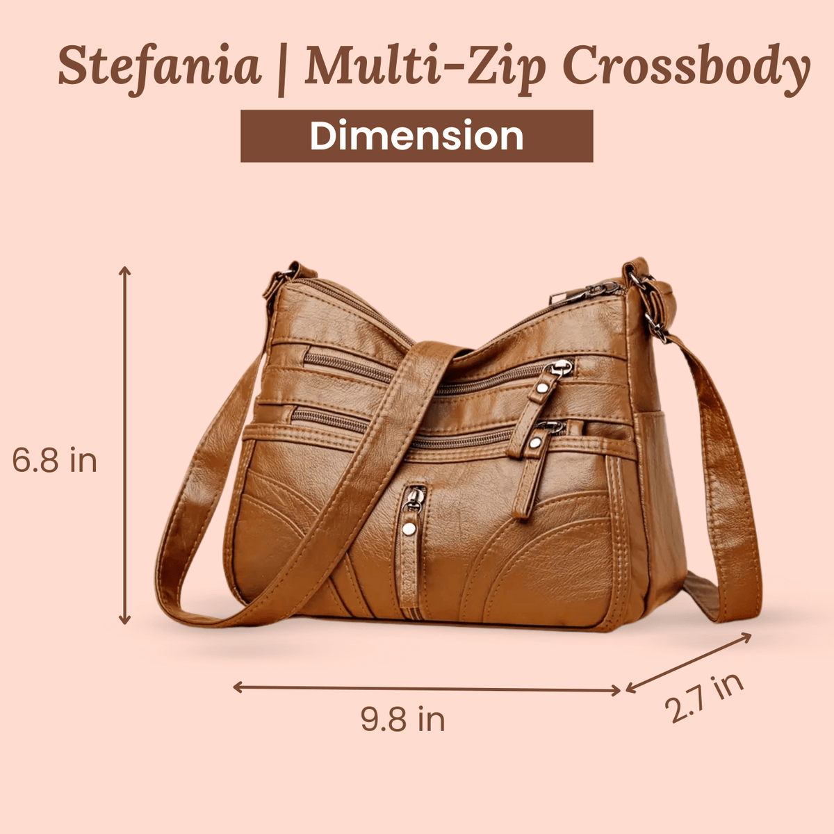 Τσάντα Χιαστί Giulia’s Multi-Zip