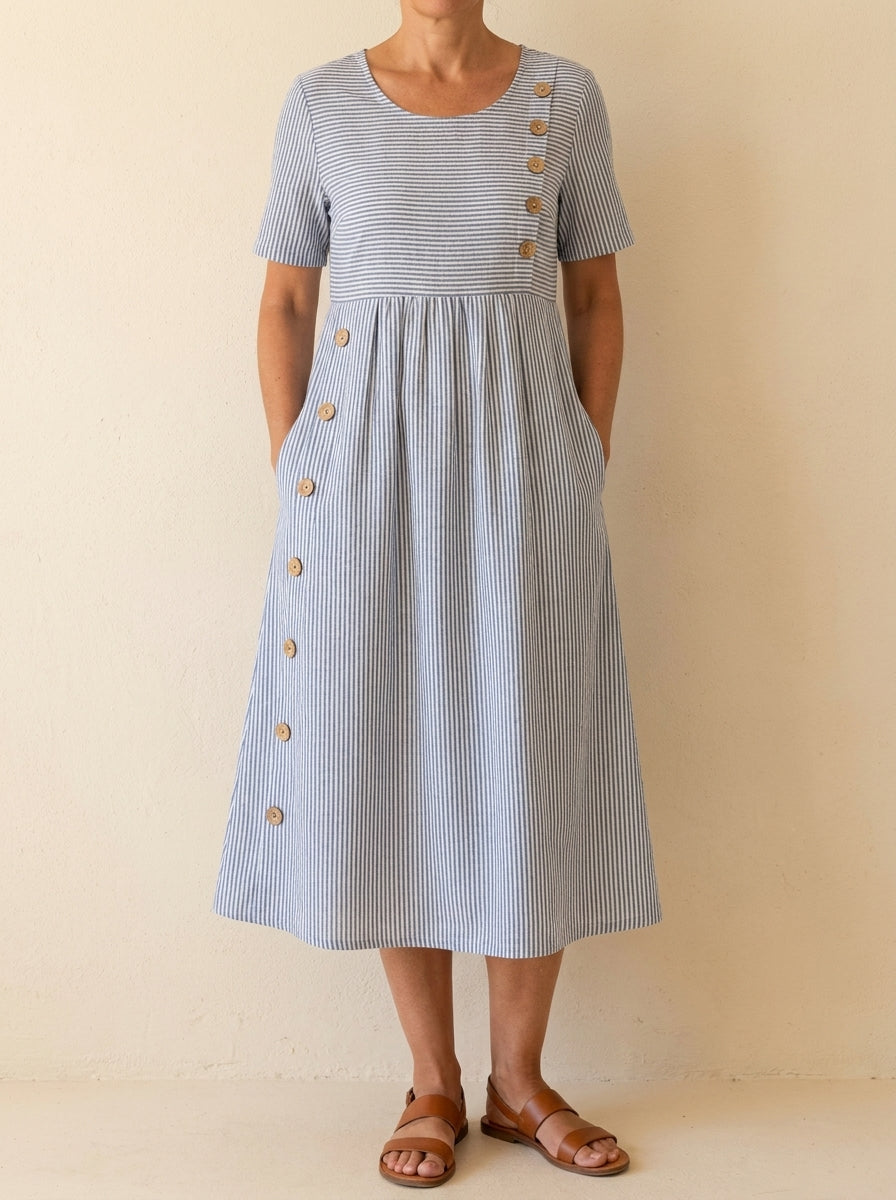 Edna | Vestido de verano a rayas