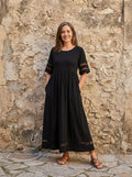 Cerelia | Vestido midi que realza la figura y alisa el vientre
