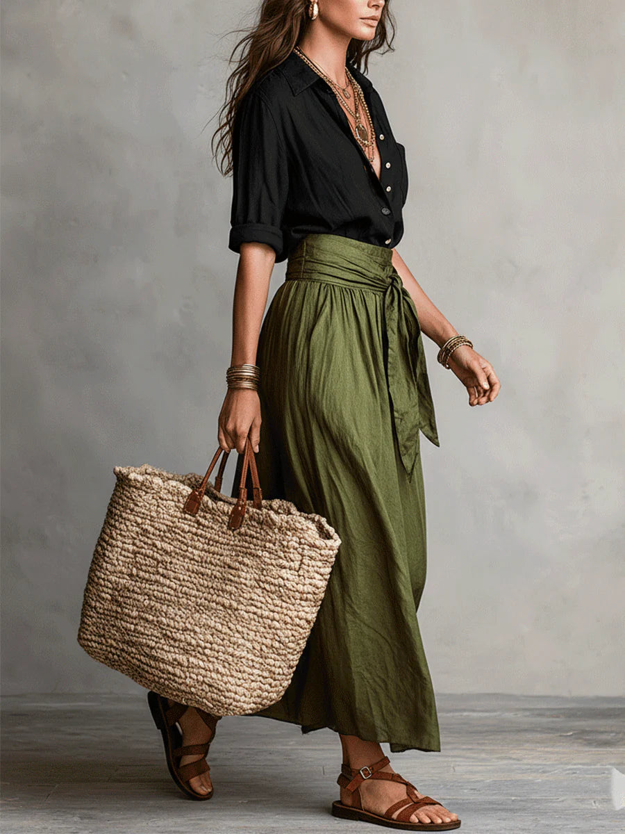 Kallisto | Tie-Waist Midi Set