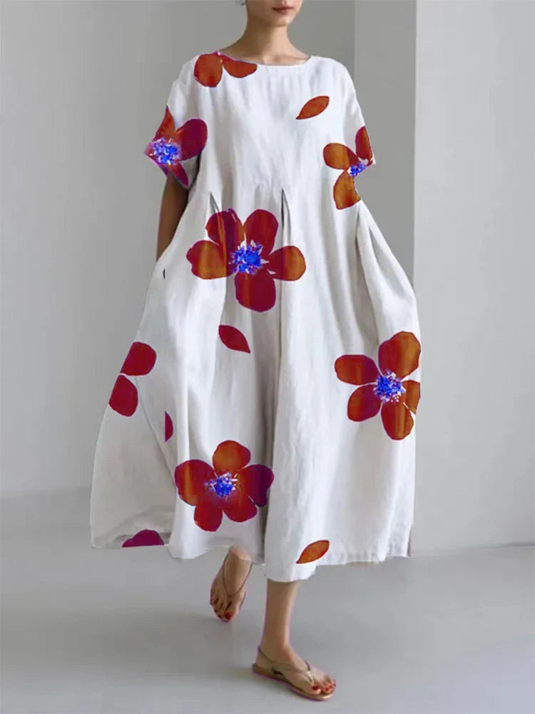 Novi floral καλοκαιρινό φόρεμα