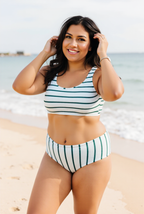 Danae & Melina - Conjunto de bikini de cintura alta Horizon