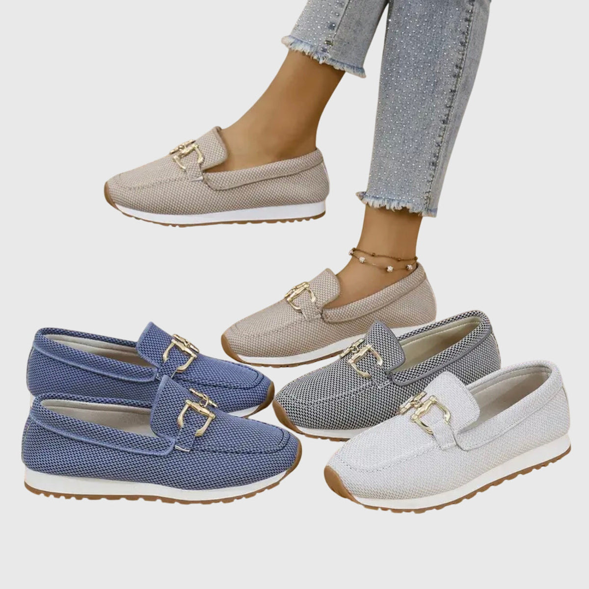 Lili - Zapatillas Mocasín Ortopédicas