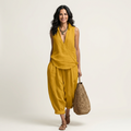 Twiila | Σετ Wrap-Top & Παντελόνι με φαρδιά μπατζάκια