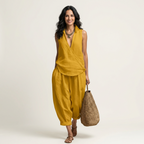 Twiila | Σετ Wrap-Top & Παντελόνι με φαρδιά μπατζάκια