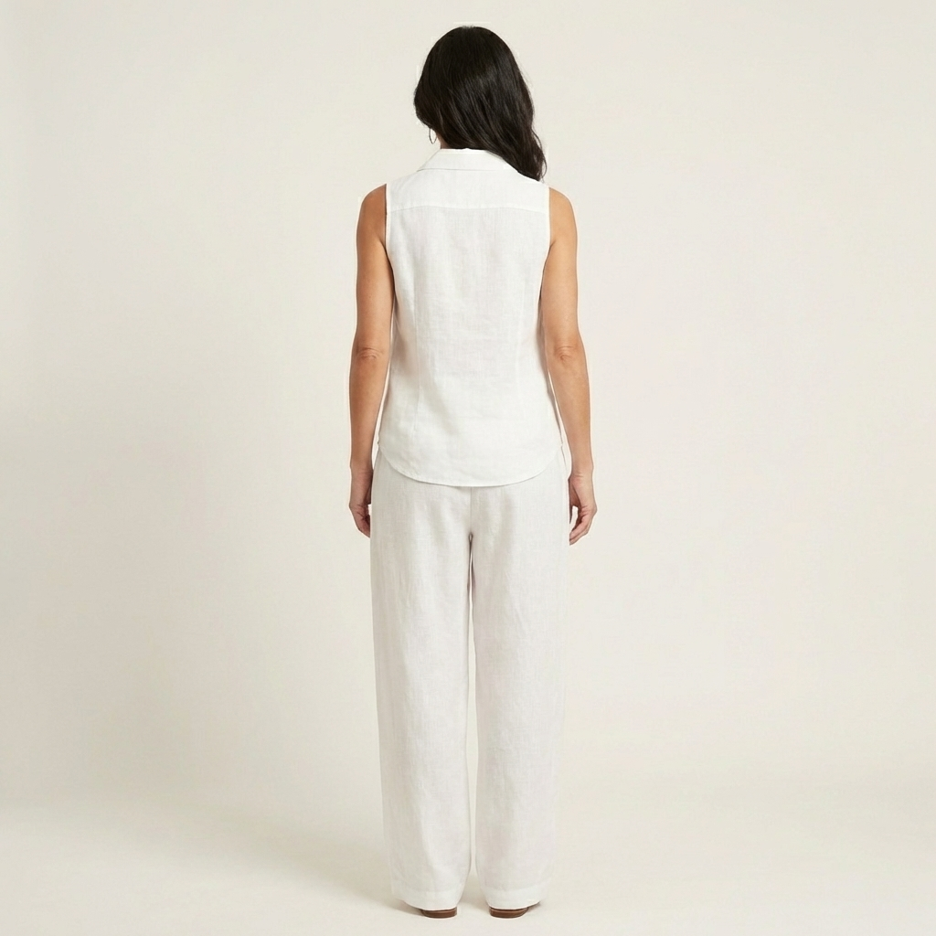 Twiila | Σετ Wrap-Top & Παντελόνι με φαρδιά μπατζάκια