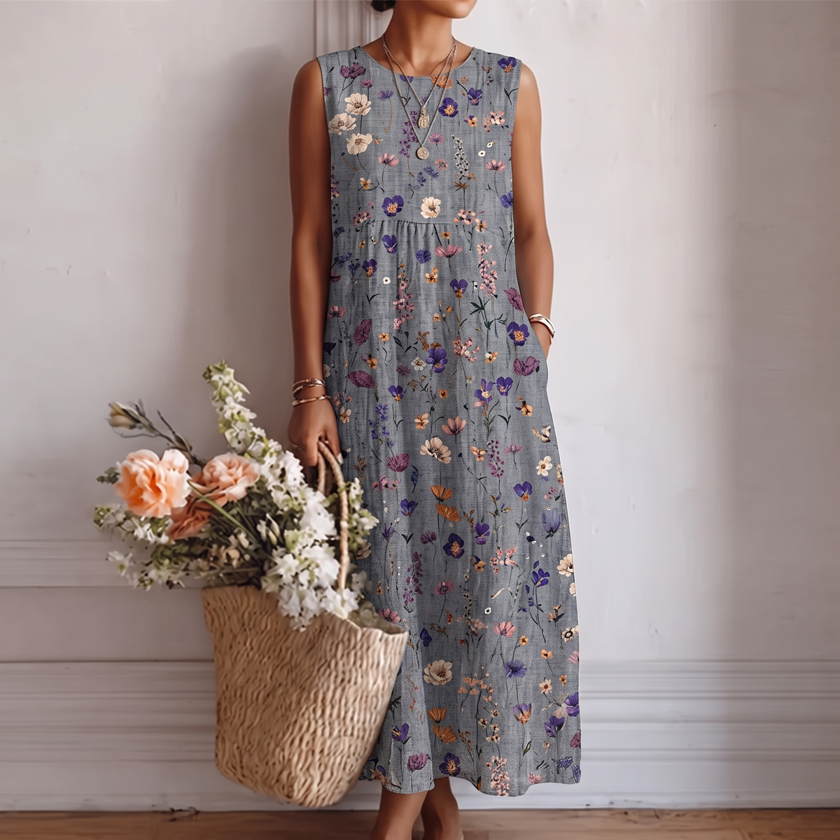 Marieta™ | Καθημερινό Φόρεμα Midi