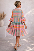 Lucy | Vestido Midi Fluido Estampado