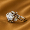 Δαχτυλίδι Luxe Silver με κλαδί ζιργκόν