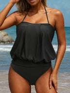 Danae & Melina - Conjunto tankini bandeau holgado
