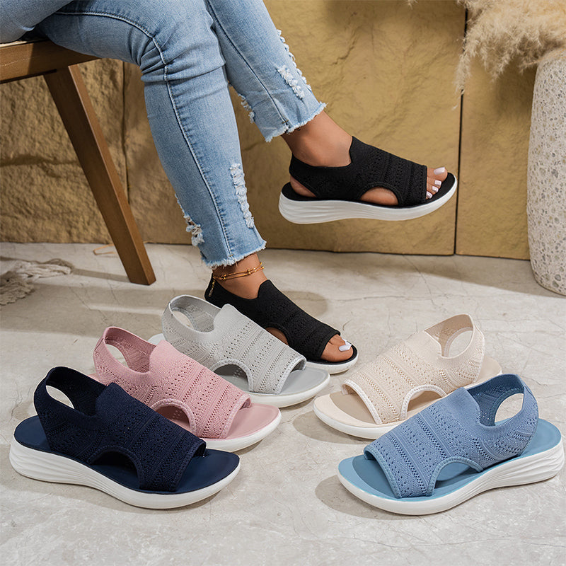 Anne™ | Γυναικεία σανδάλια πλατφόρμας από διαπνέον υλικό
